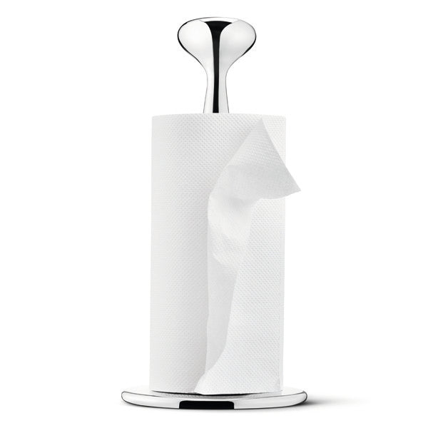 Georg Jensen Alfredo køkkenrulleholder, stål - H: 32 cm. - Bahne