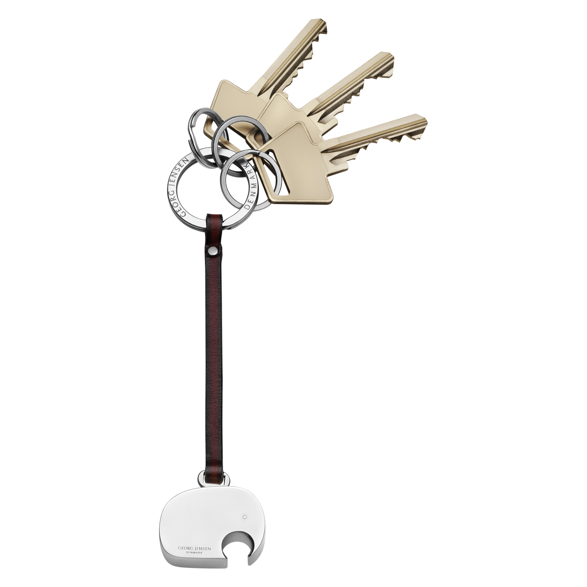 Georg Jensen Ny Nøllephant nøglering - Bahne