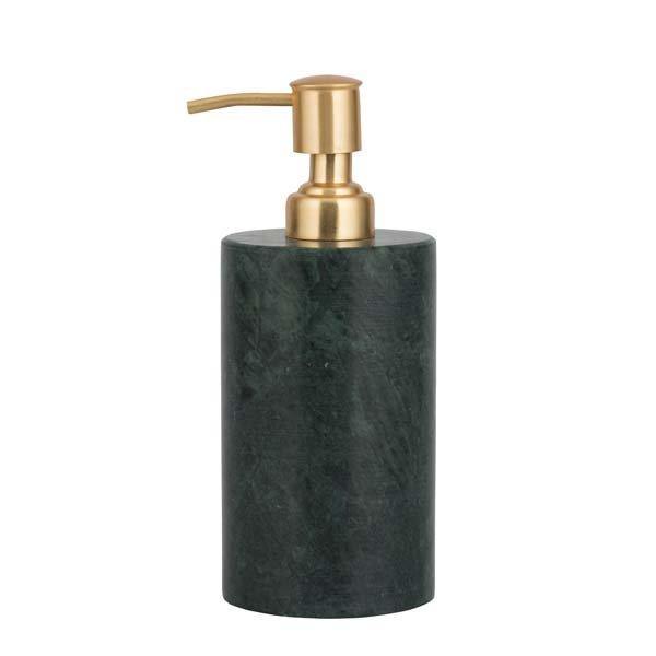 Margit Brandt sæbedispenser i marmor, grøn - H18 cm. - Bahne