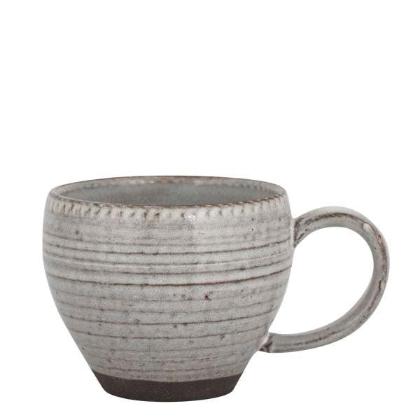 Bahne Interior Birch kop med hank, hvid - H8 cm. - Bahne