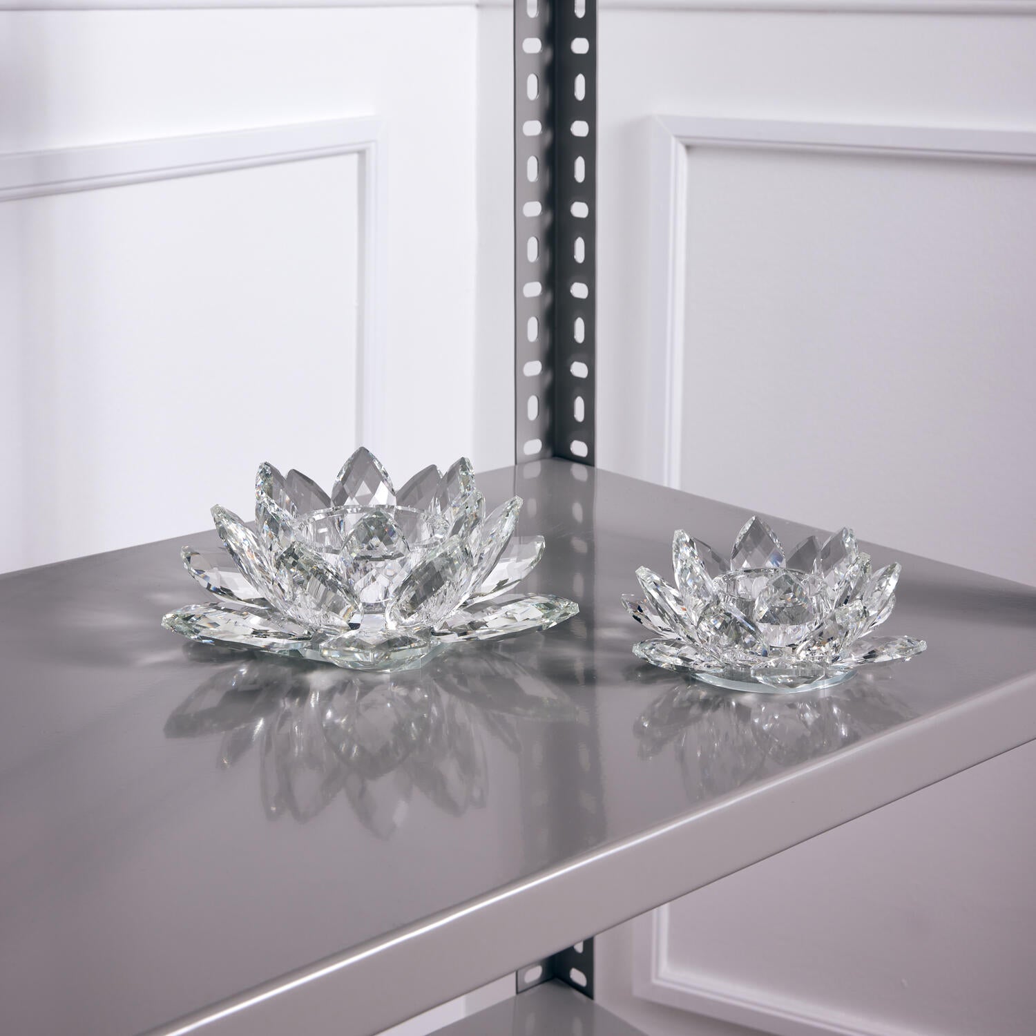 Lotus Votive fyrfadsstage, lille  - Klar