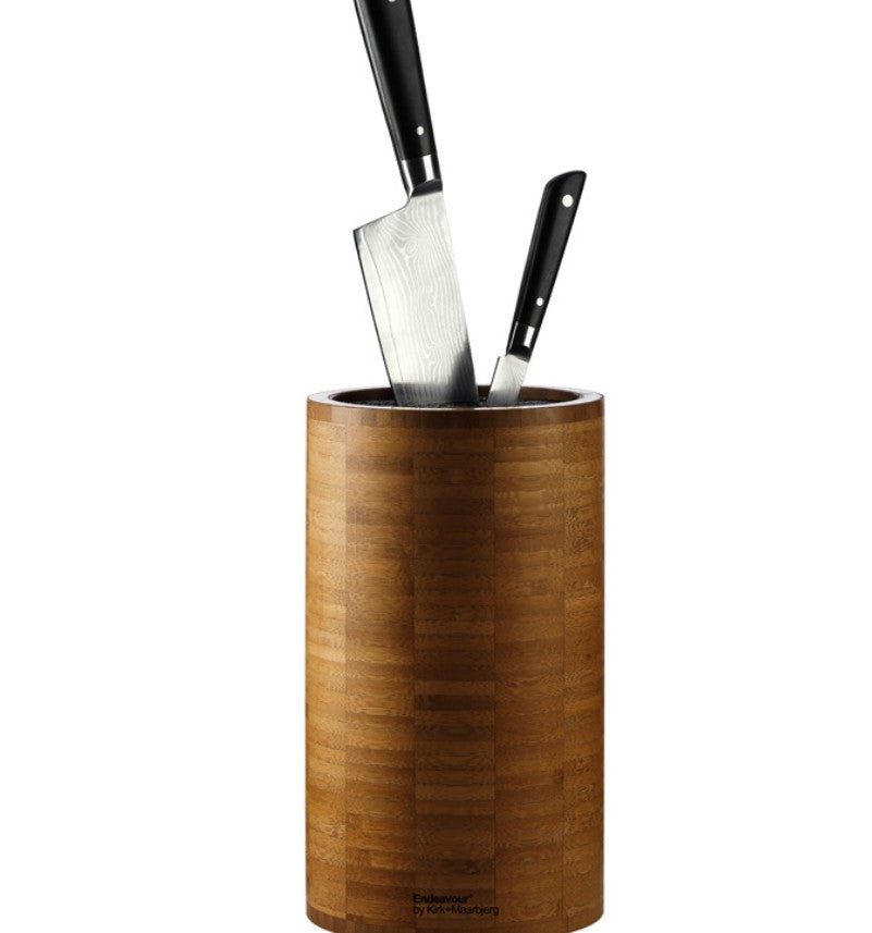 Køb Knivblok i bambus, natur - 26 cm. fra Endeavour | Bahne.dk