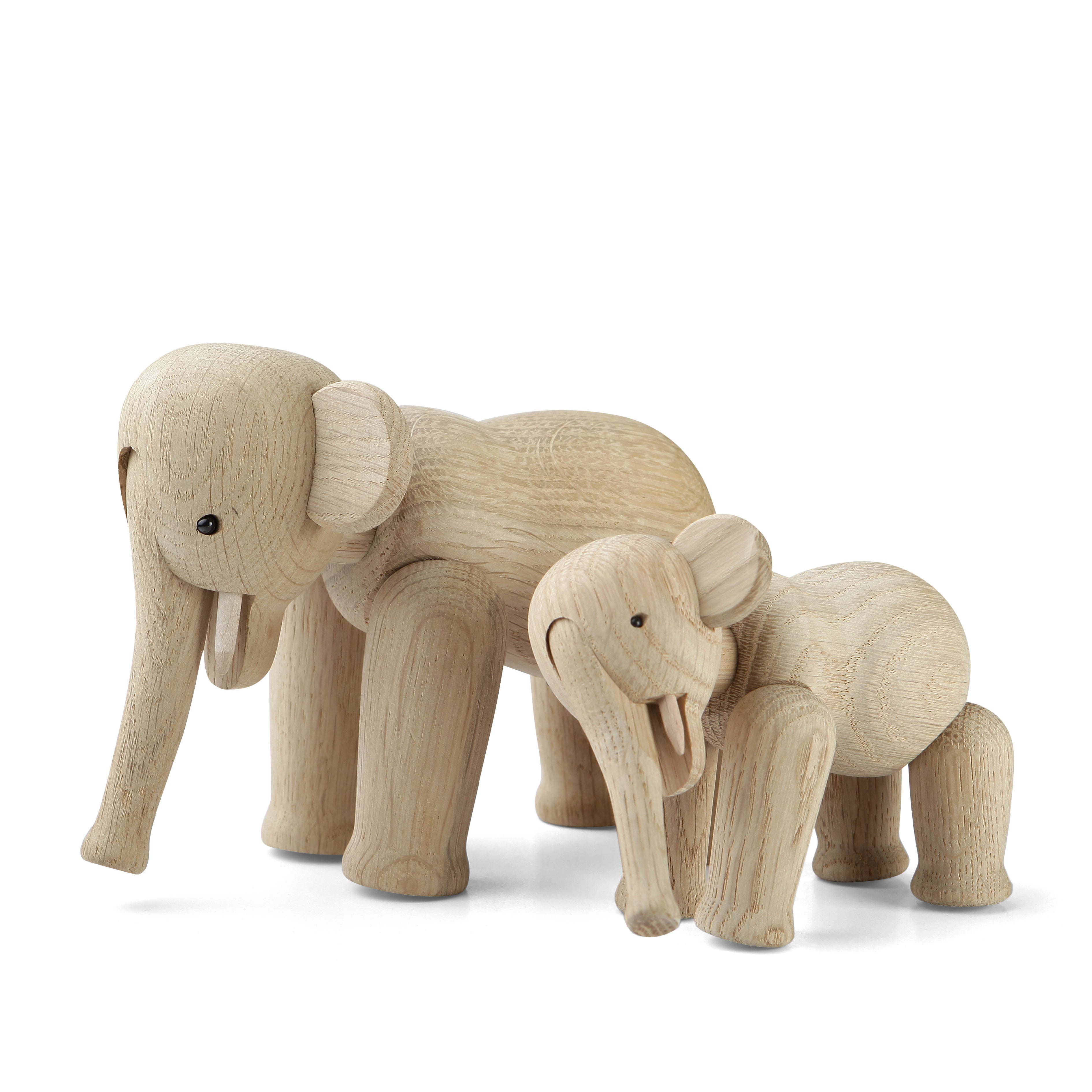 Kay Bojesen Mini Elefant, ubehandlet eg - H: 9,5 cm. - Bahne