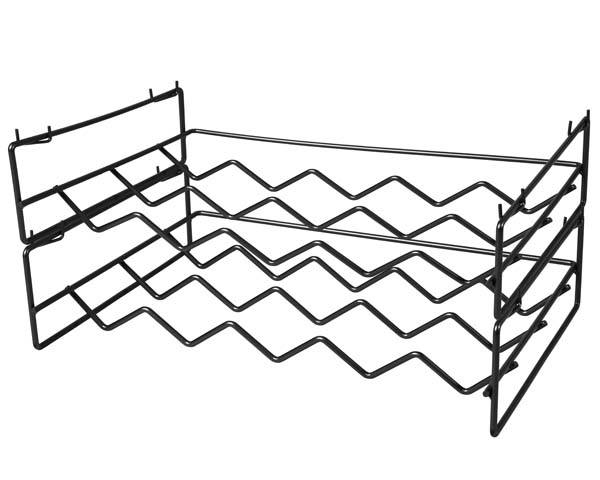 Bastian Bacchus vinreol, sort lak - 2 stk. - Bahne