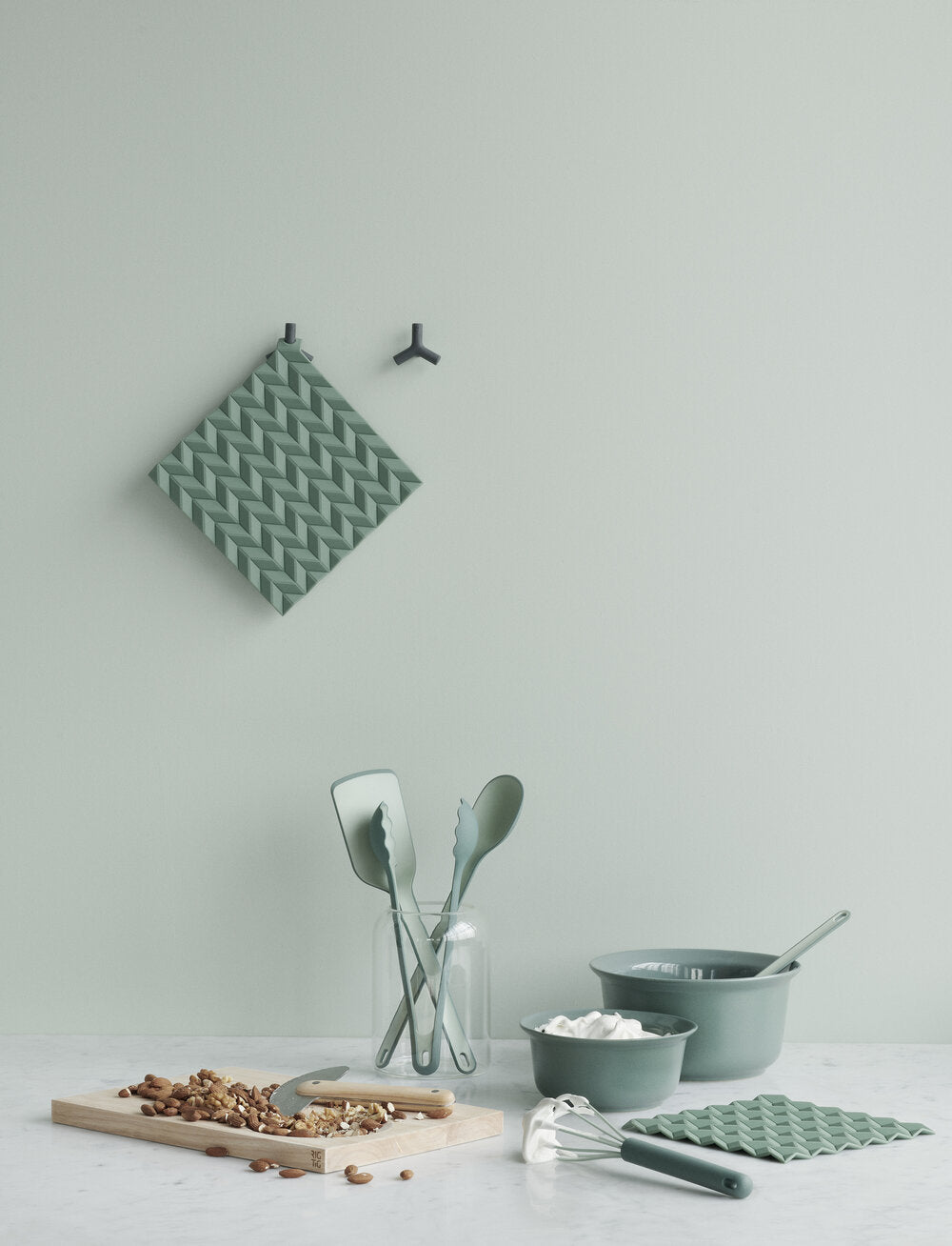 Hold-on grydelapper, grøn - 2 stk.