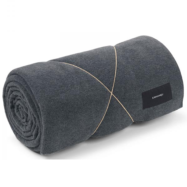 Karmameju Himalaya Blanket - Dark Grey - Bahne