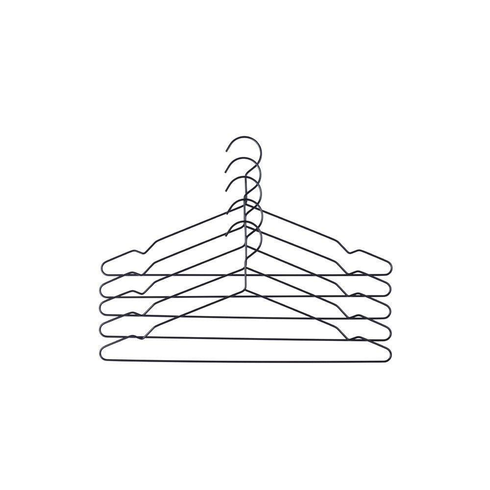 HAY Hang Bøjler, sort - 5 stk. - Bahne