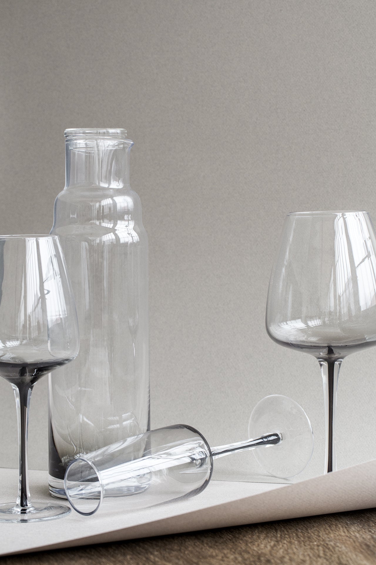Broste Copenhagen Drikkeglas, smoke - Ø: 8,5 cm. - Bahne