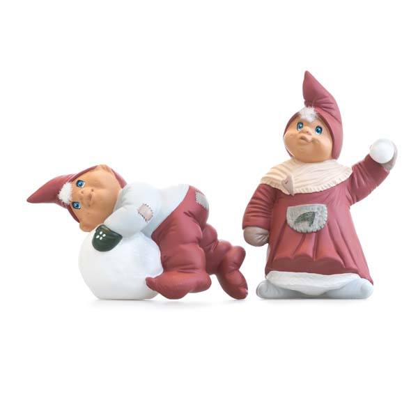 Klarborg Årsnissepar 2011 Lærke & Villads - 13 cm. - Bahne