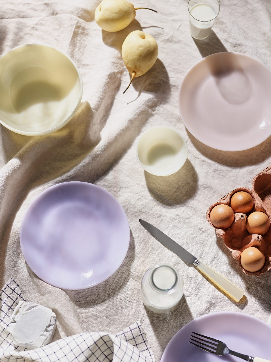 Lucie Kaas Milk frokoststallerken, lavender - Ø20,5 cm. - Bahne