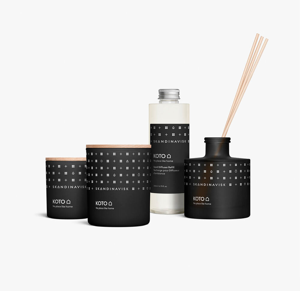 Koto duftlys, 200g. - Black