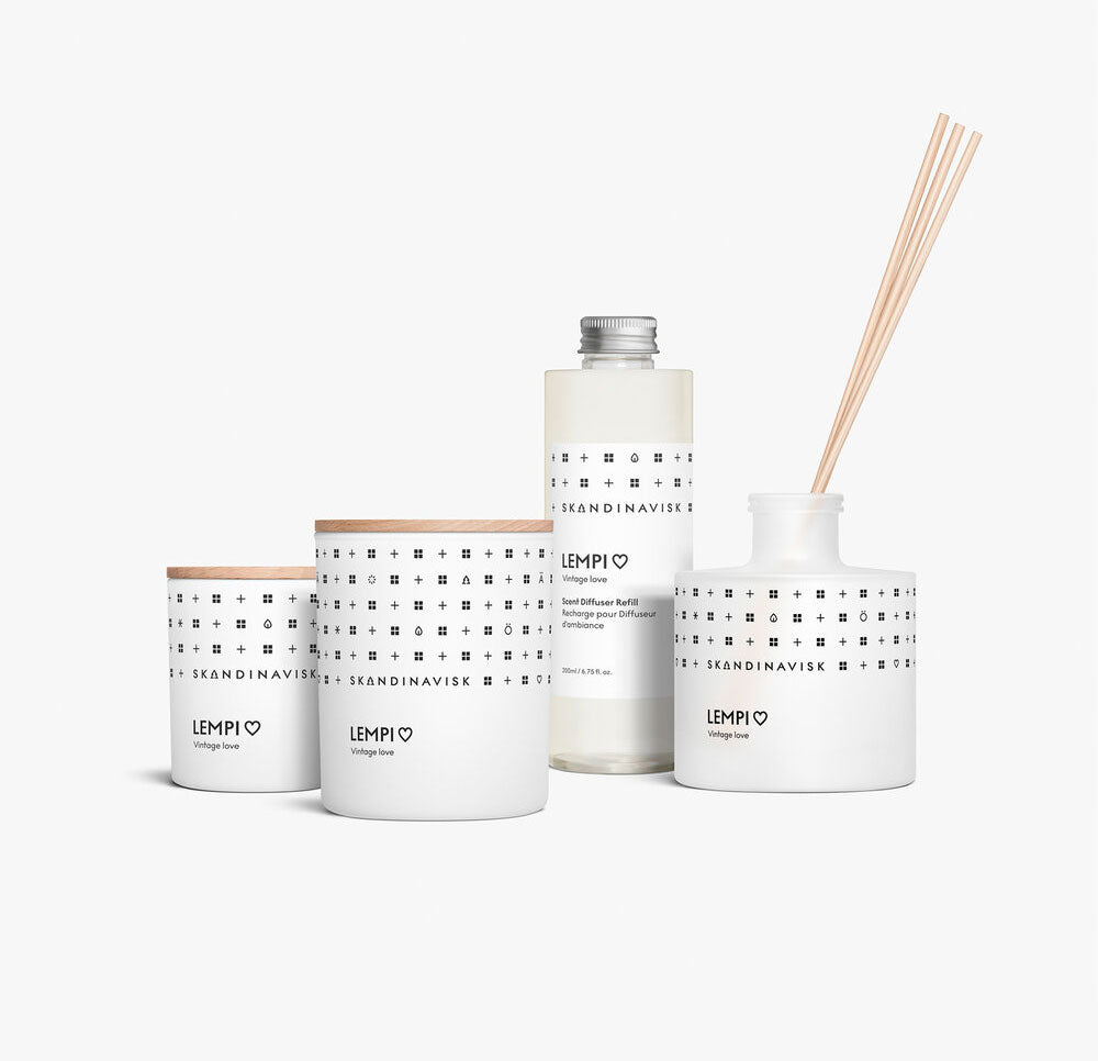 Lempi duftlys, 65g. - White