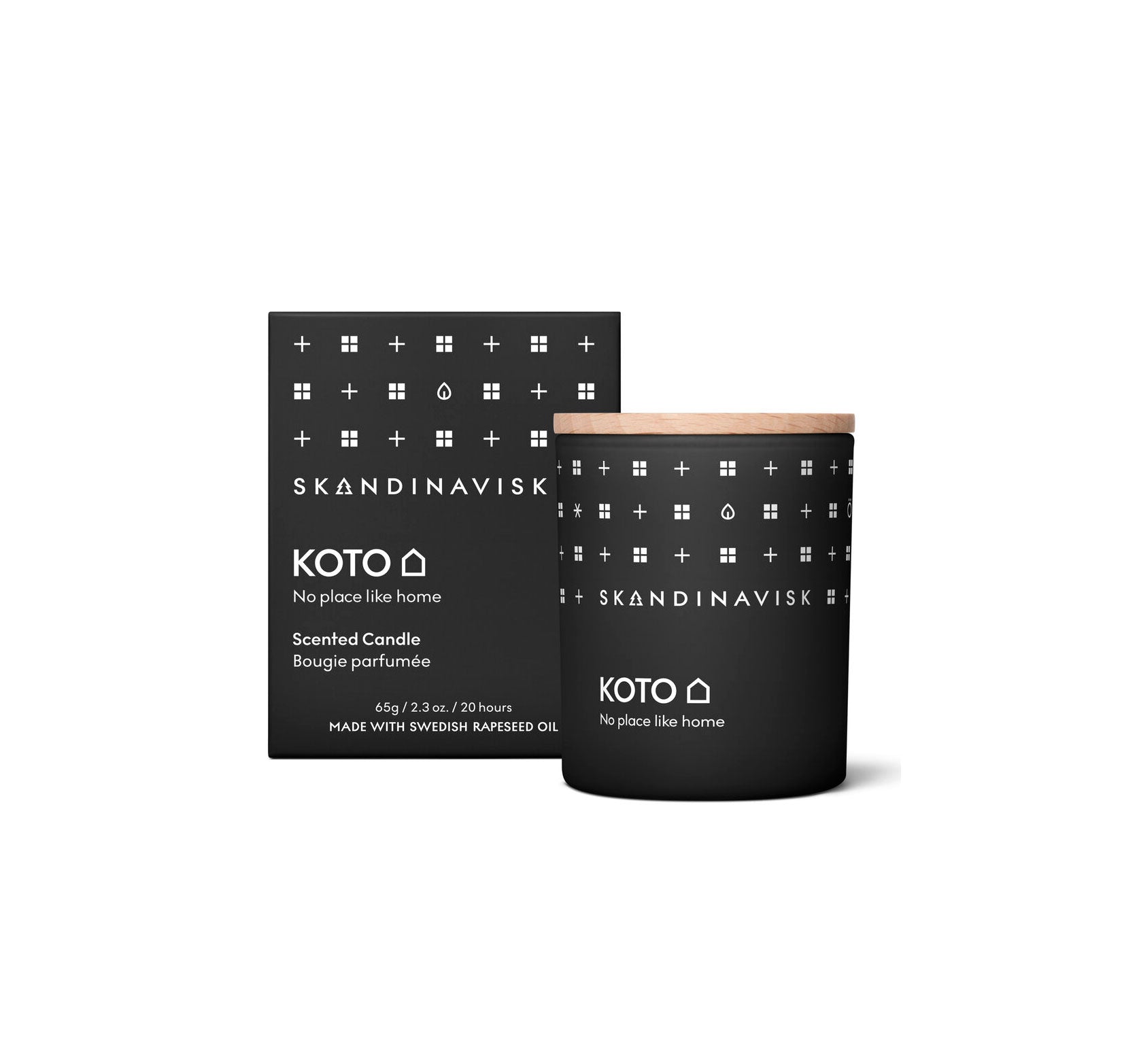 Koto duftlys, 65g. - Black