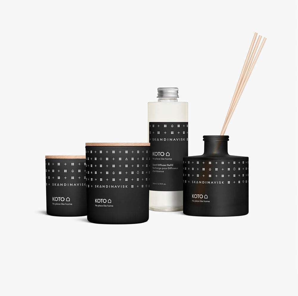 Koto duftlys, 65g. - Black