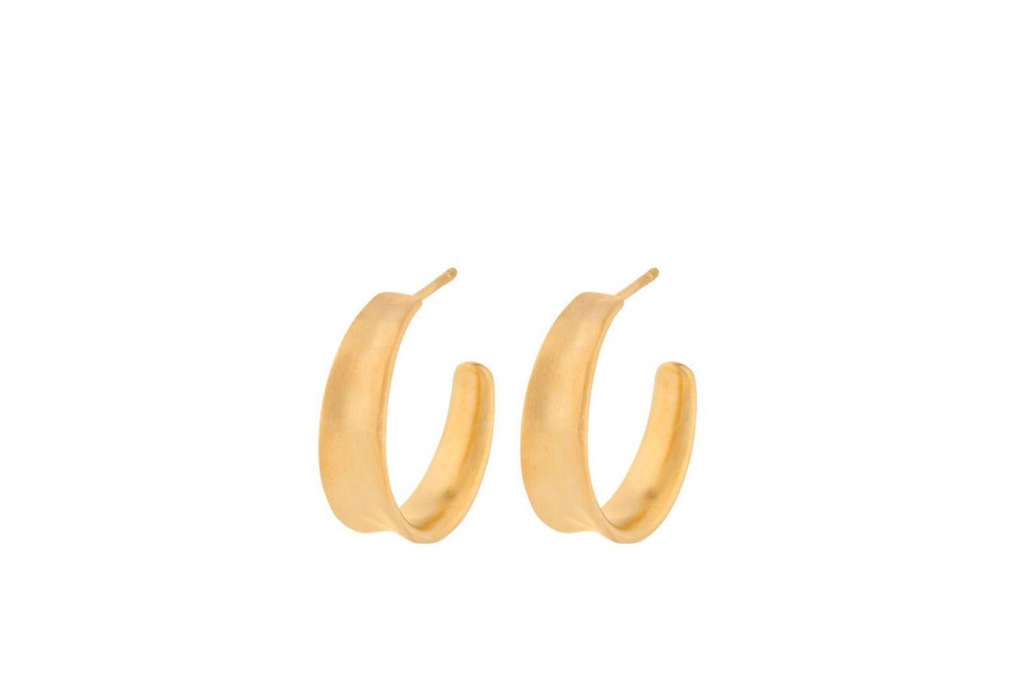 Pernille Corydon Small Saga øreringe - Guld - 22 mm. - Bahne