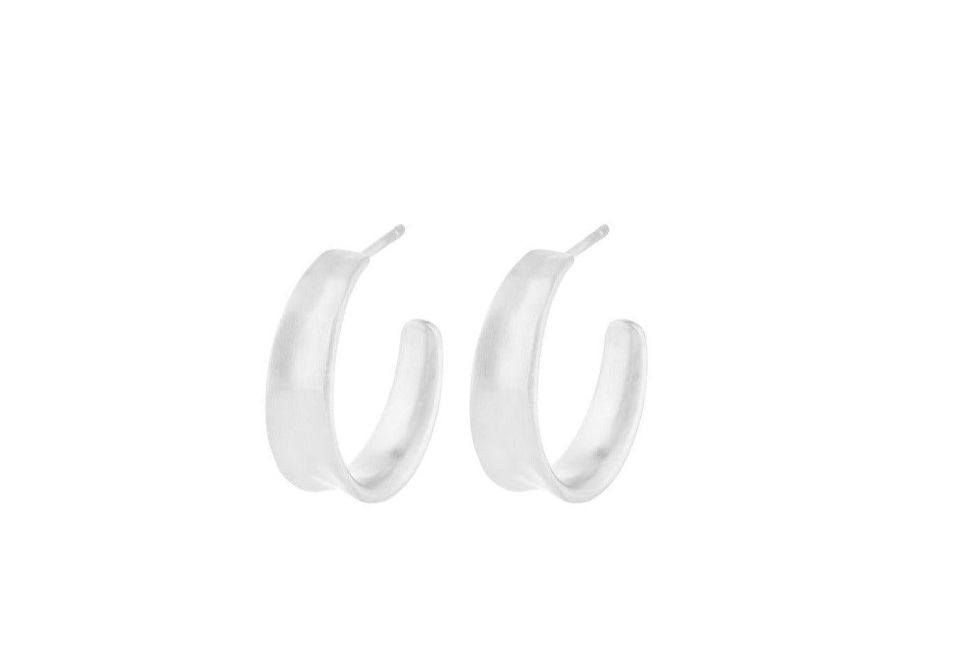 Pernille Corydon Small Saga øreringe - Sølv - 22 mm. - Bahne