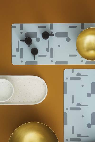 OYOY Bordløber hyo, pale/mint - L: 80 x H: 27 cm. - Bahne