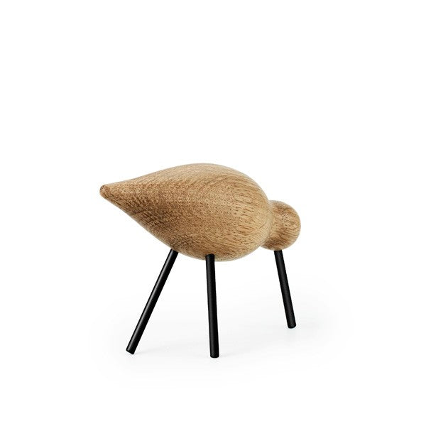 Normann Copenhagen Shorebird, natur med sorte ben - mellem - Bahne