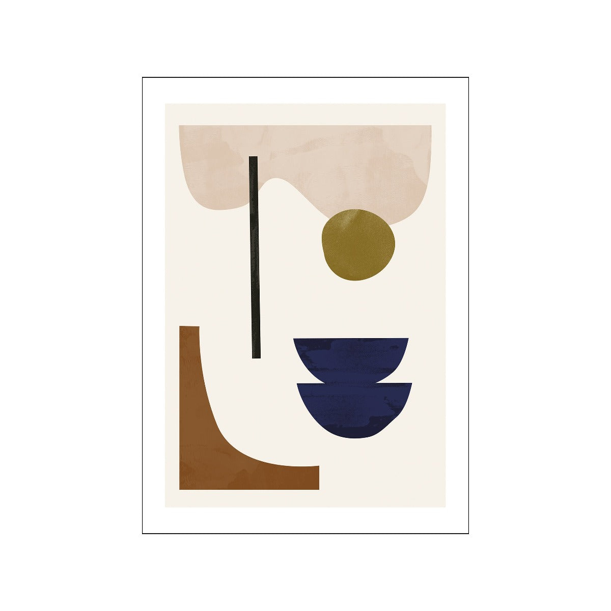 Poster & Frame TPC x Jan Skacelik plakat, Shapescape 08 - 30x40 cm. - Bahne