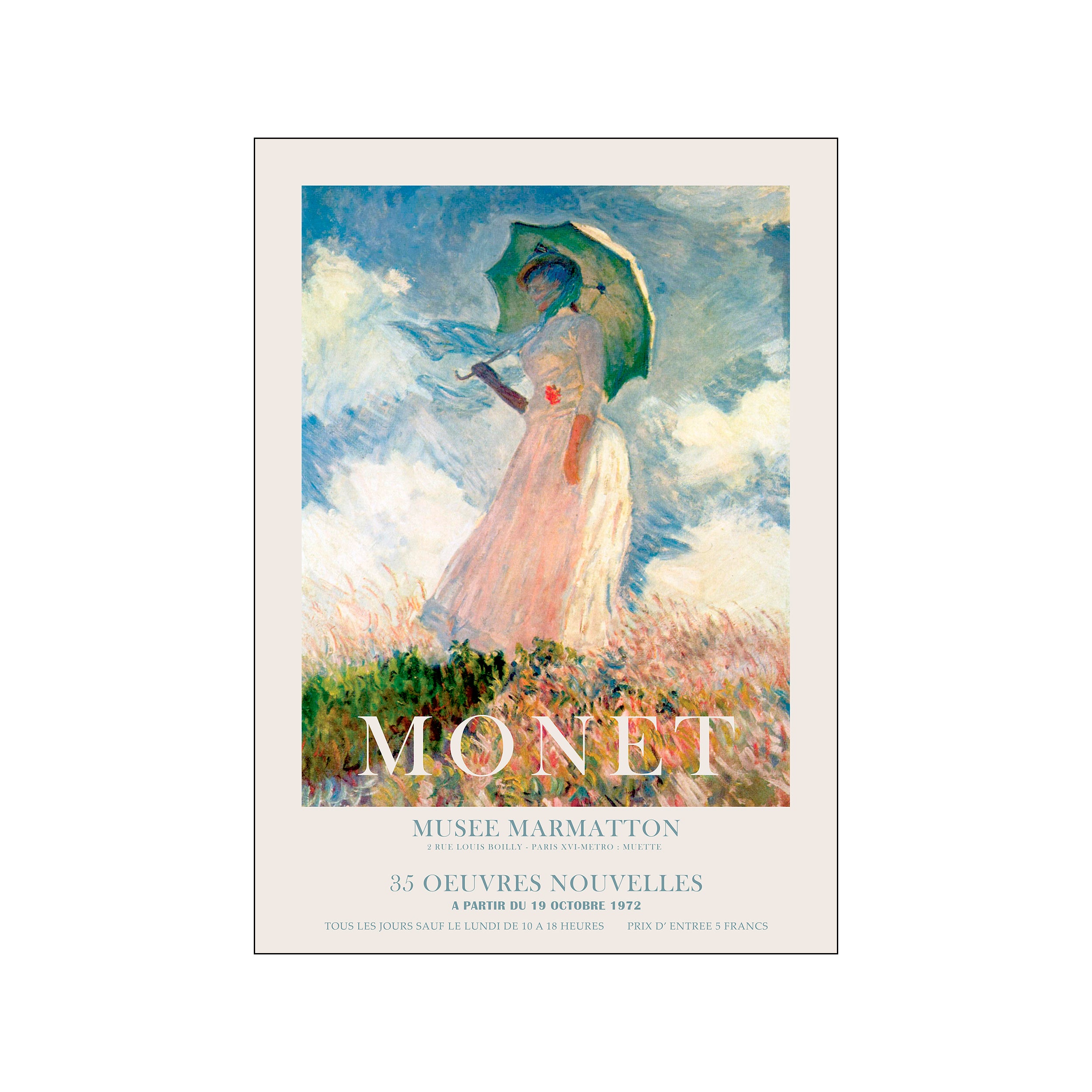 Poster & Frame Claude Monet 1 plakat - Bahne