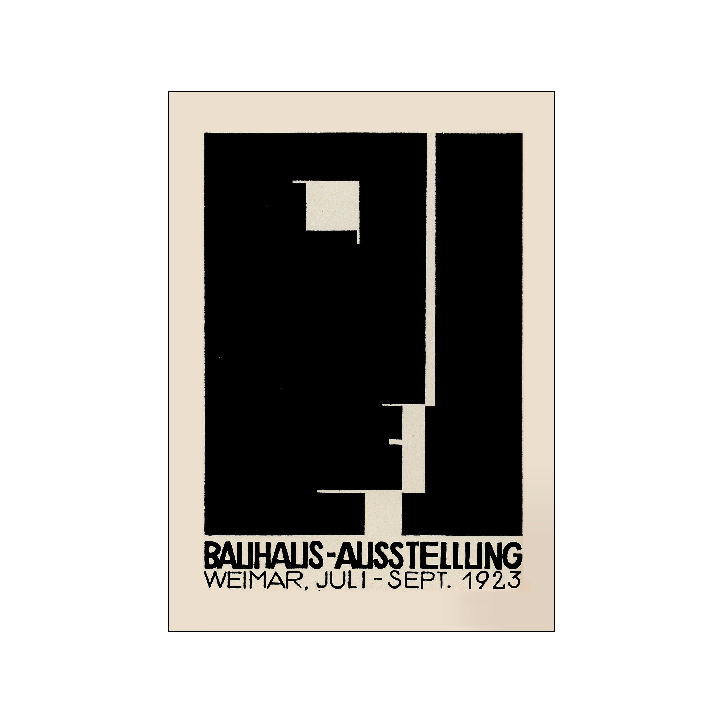 Poster & Frame Bauhaus 5 Etsy plakat - Bahne
