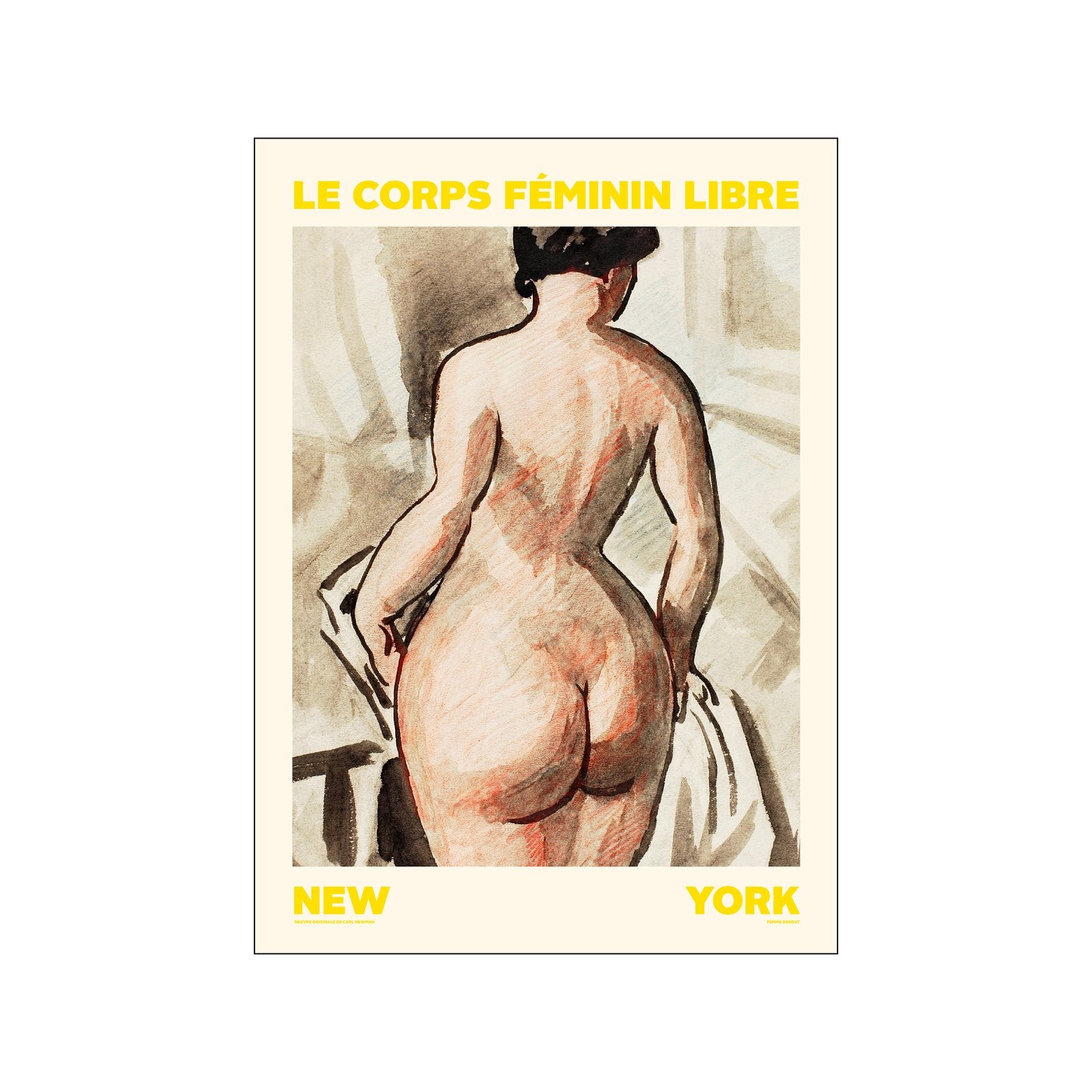 Poster & Frame Feminin Libre 03 plakat - Bahne