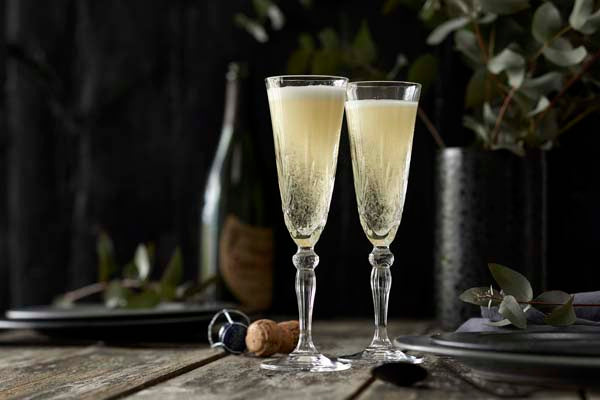 Lyngby Glas Melodia champagneglas 4 stk. - 16 cl - Bahne