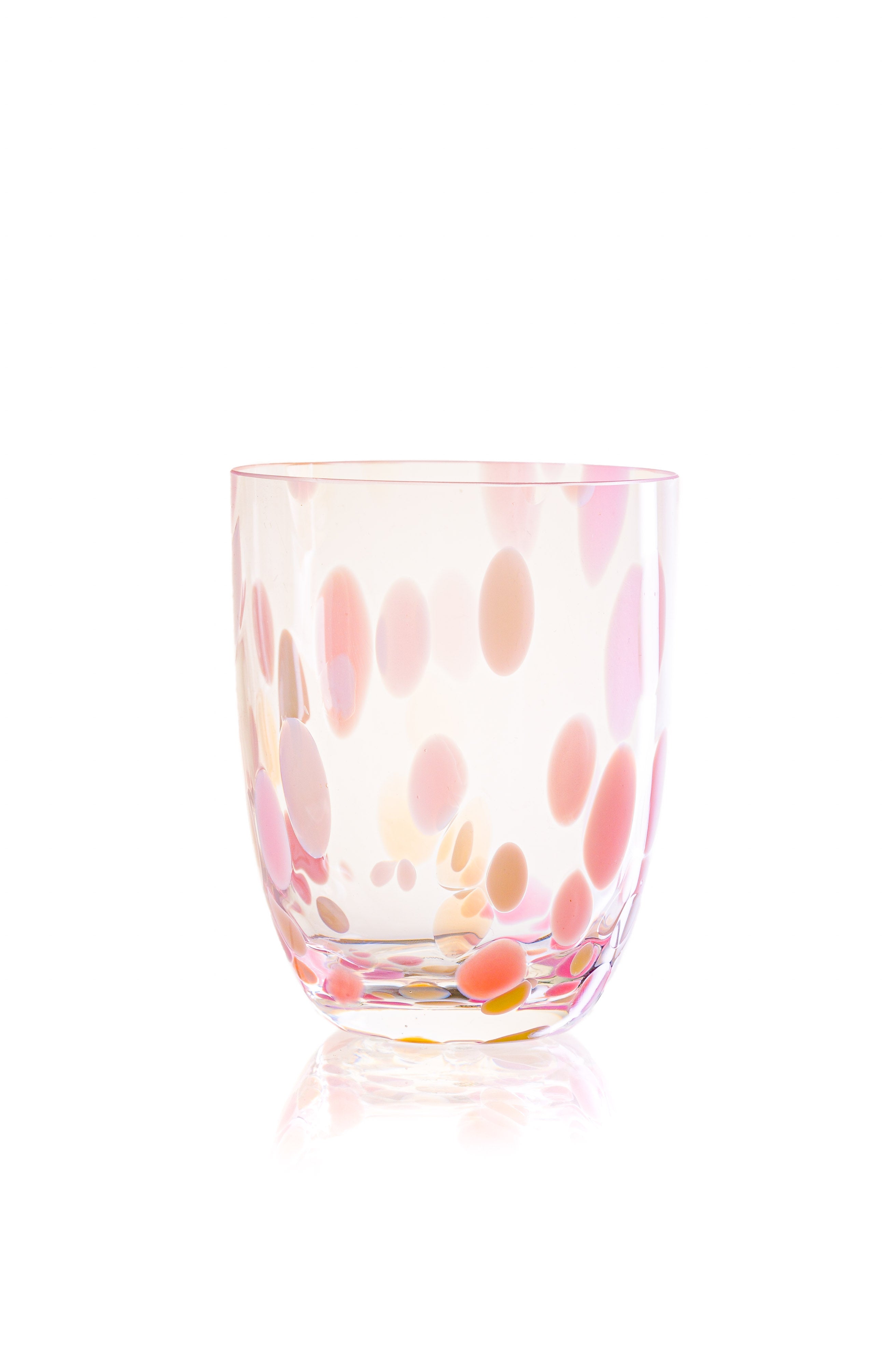 Big Tonfetti Tumbler glas - rosa/gul