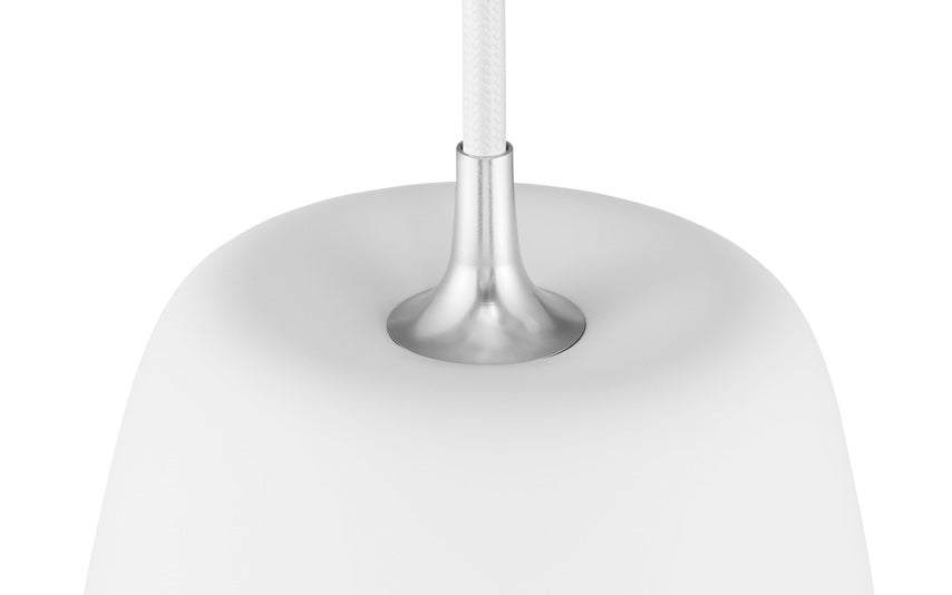 Tub lampe, hvid - Ø13 cm.