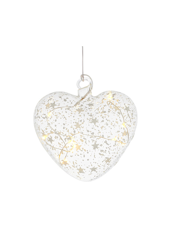 Sirius Romantic LED hjerte, romantic/clear - Ø:10 cm. - Bahne