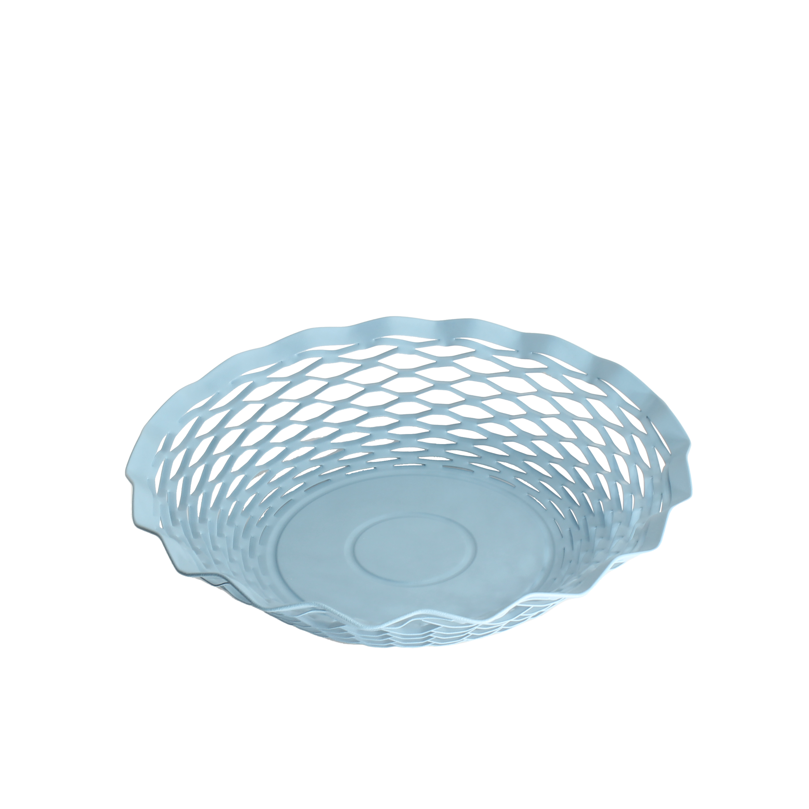 Brødkurv, rund - blå