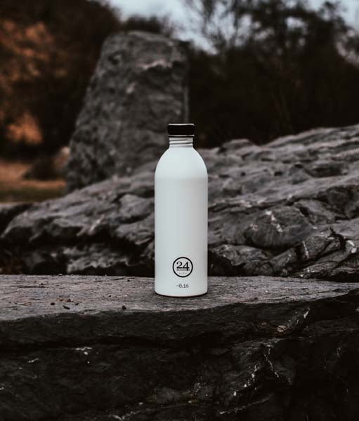 24Bottles 24bottles, Urban vandflaske, hvid -  500ml. - Bahne