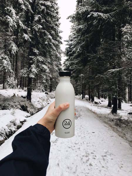 Urban flaske Stone Finish, Ice White -  500 ml.