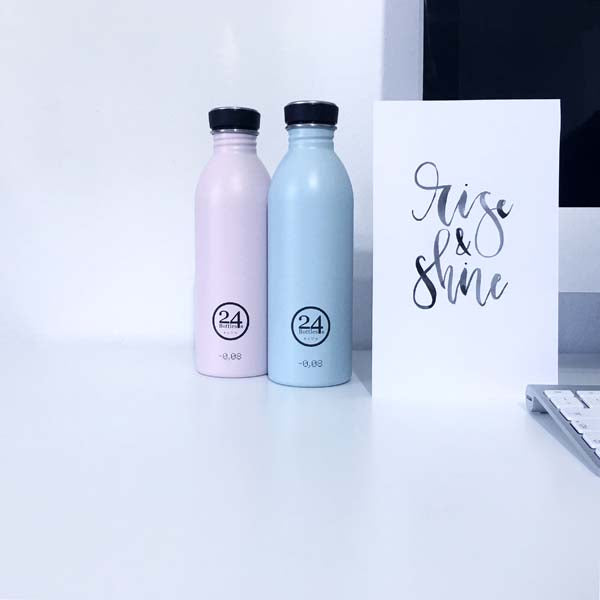 24Bottles 24bottles, Urban vandflaske, lyserød -  500ml. - Bahne