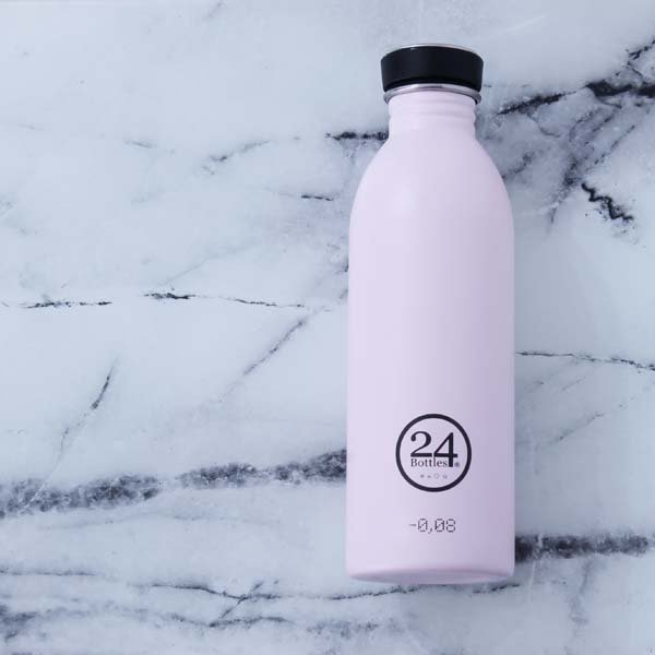 24Bottles 24bottles, Urban vandflaske, lyserød -  500ml. - Bahne
