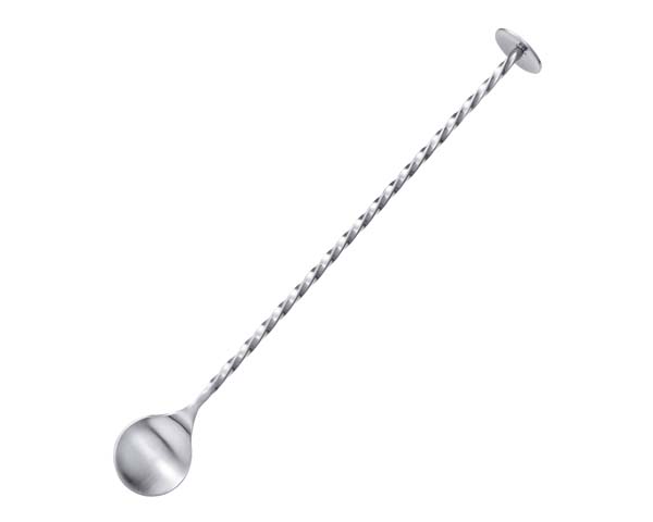 Bastian Longdrink-ske snoet, mat stål - L: 25,4 cm. - Bahne