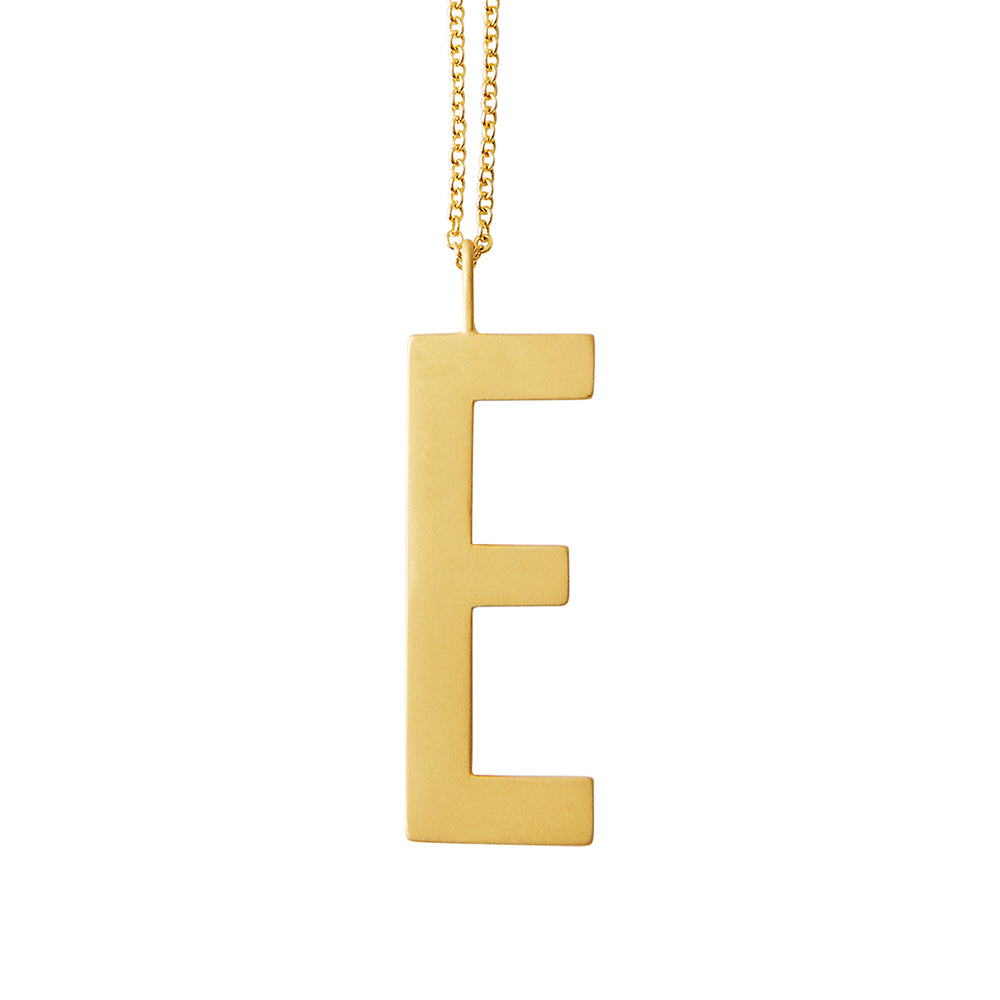 Design Letters Design Letters Archetypes vedhæng, forgyldt - 30 mm. - Bahne