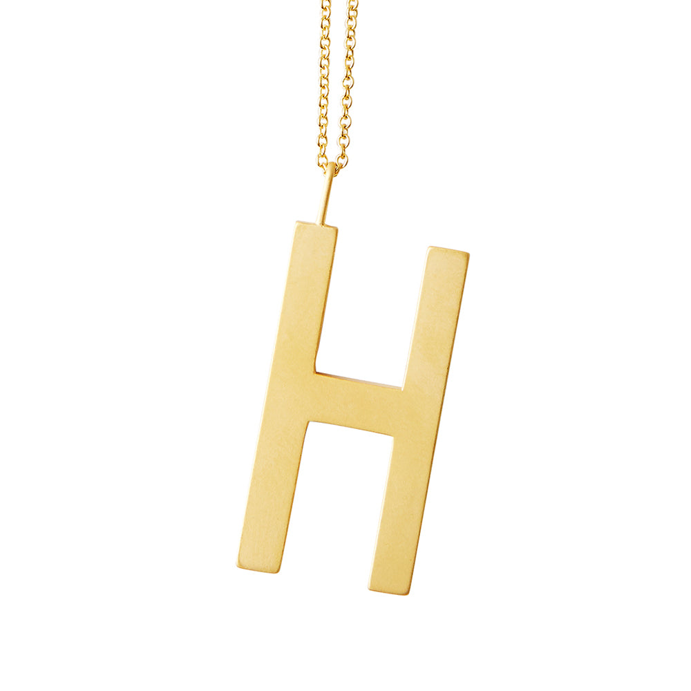 Design Letters Design Letters Archetypes vedhæng, forgyldt - 30 mm. - Bahne