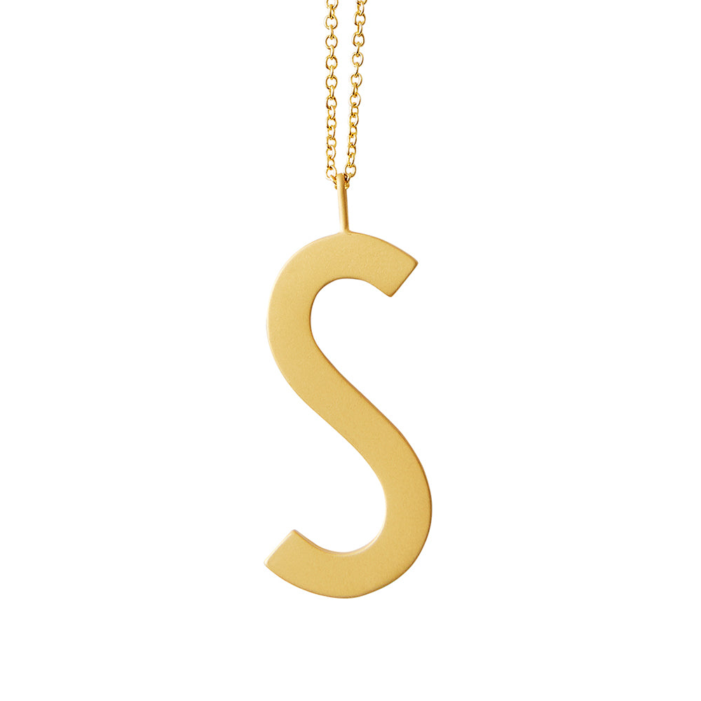 Design Letters Design Letters Archetypes vedhæng, forgyldt - 30 mm. - Bahne