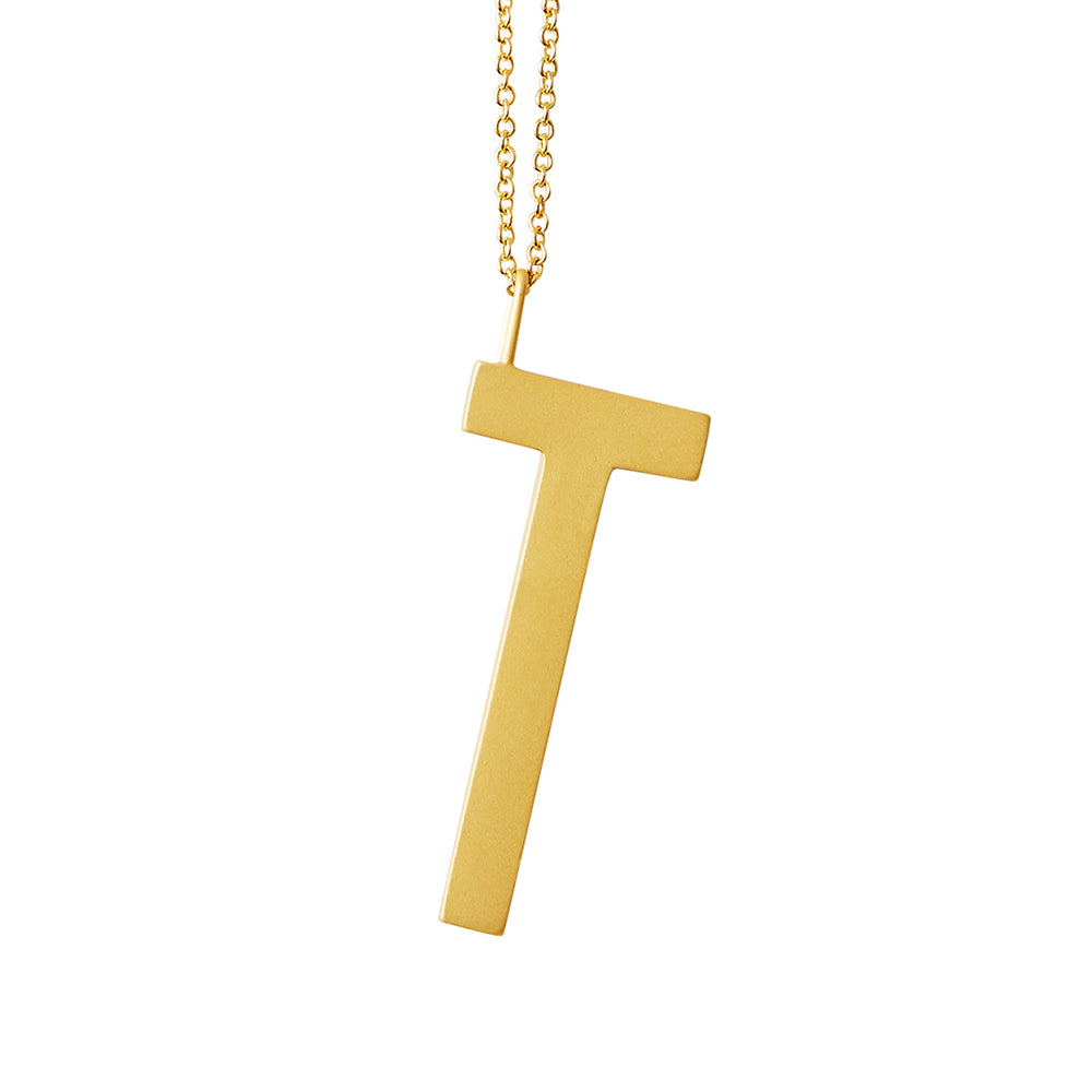 Design Letters Design Letters Archetypes vedhæng, forgyldt - 30 mm. - Bahne