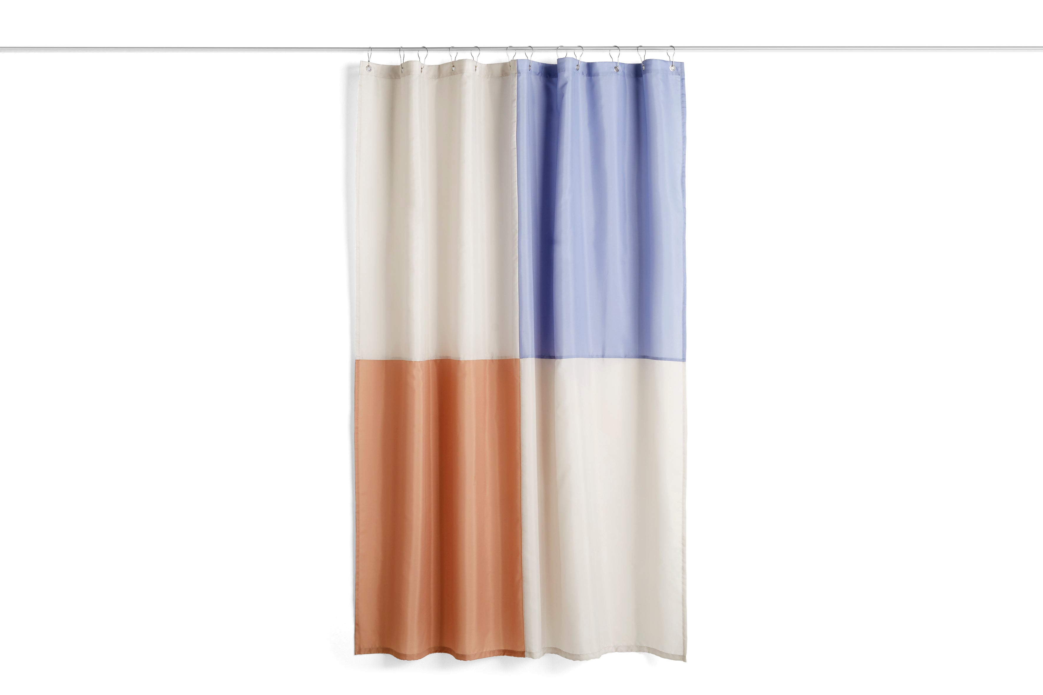 Check badeforhæng - blå