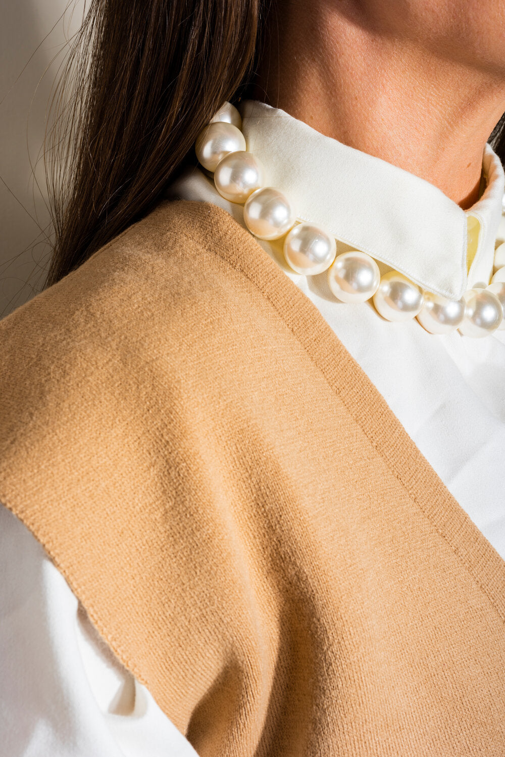 Arcade Fortune halskæde - hvid