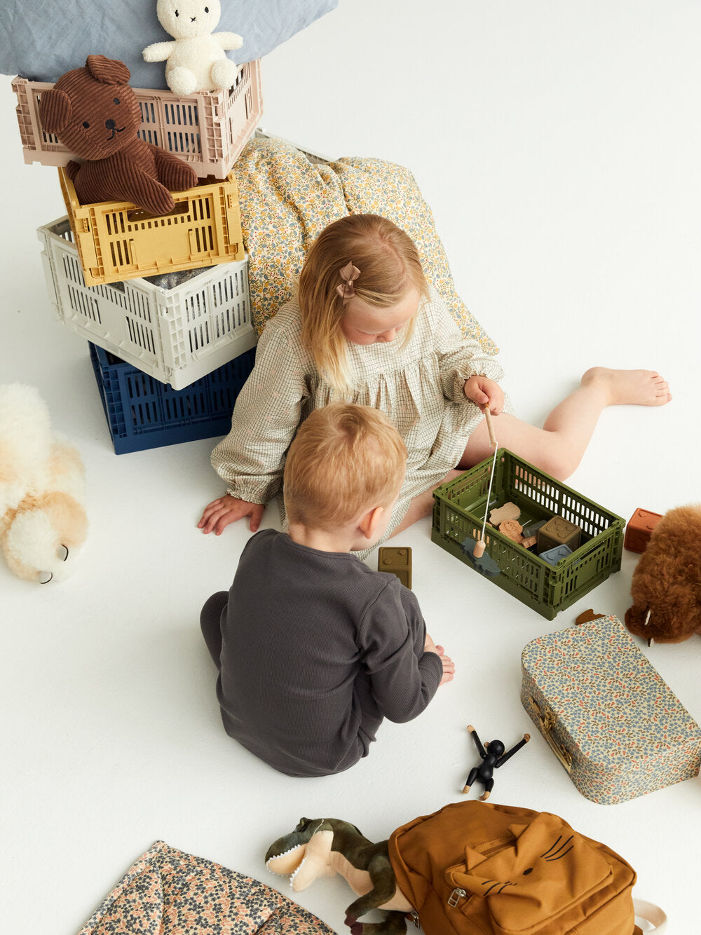 Colour Crate L kasse - Dark Blue