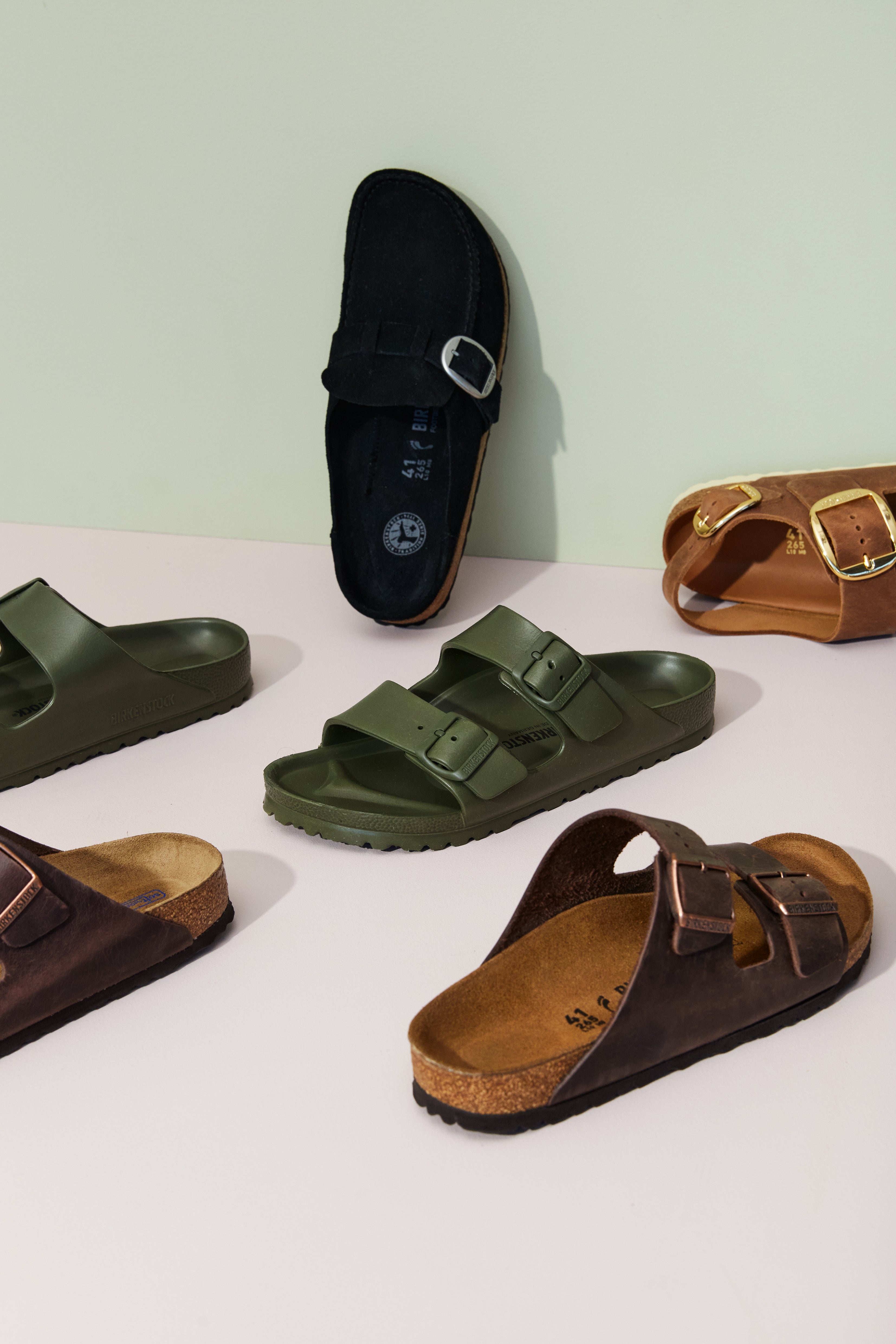 Arizona Eva sandaler - Khaki