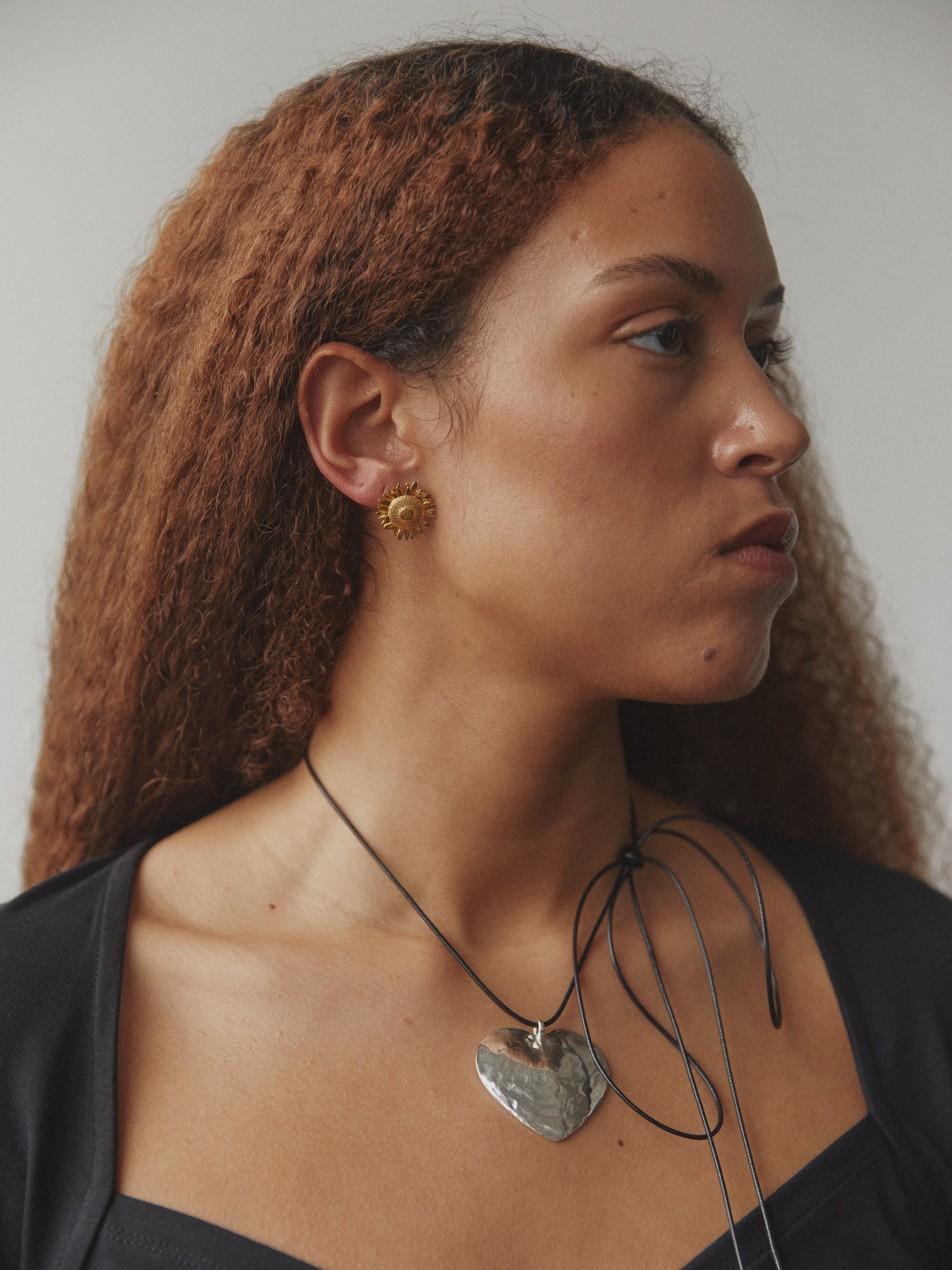 Mock Meadow øreringe - forgyldt