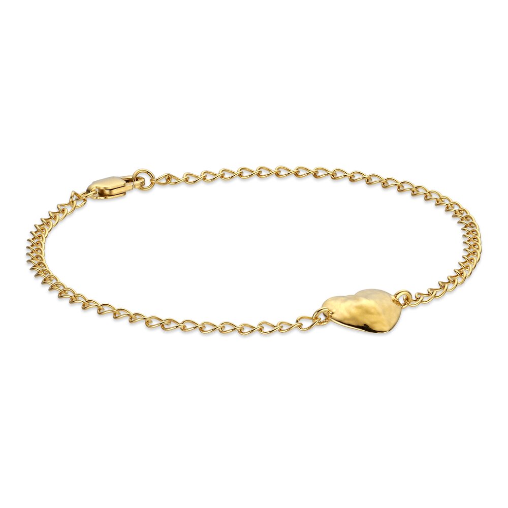 Bruised Heart armbånd - forgyldt
