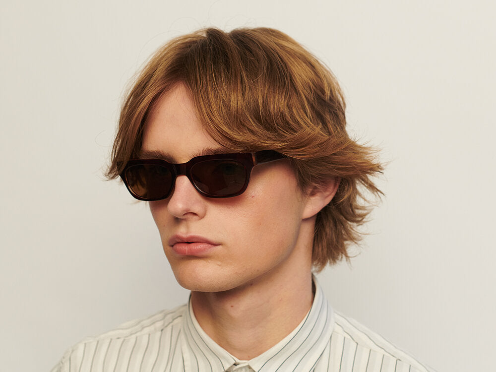 A. Kjærbede Bror solbriller - Demi Light Brown Tortoise - Bahne