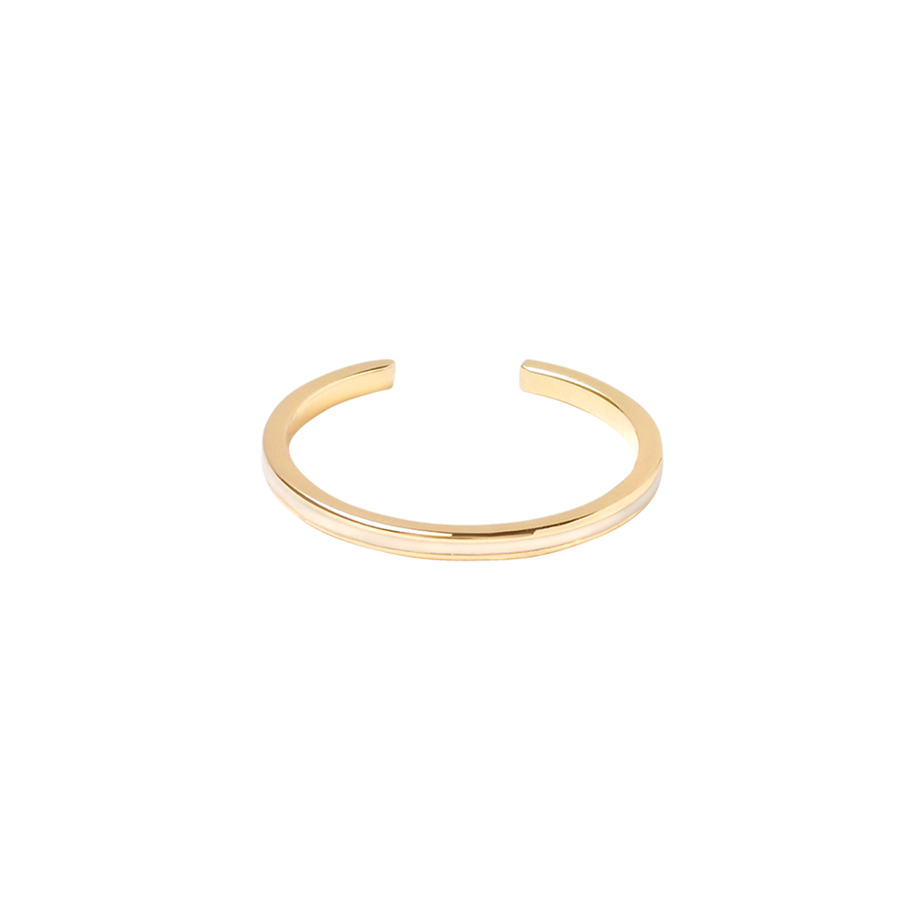 Bangle ring - White Sand