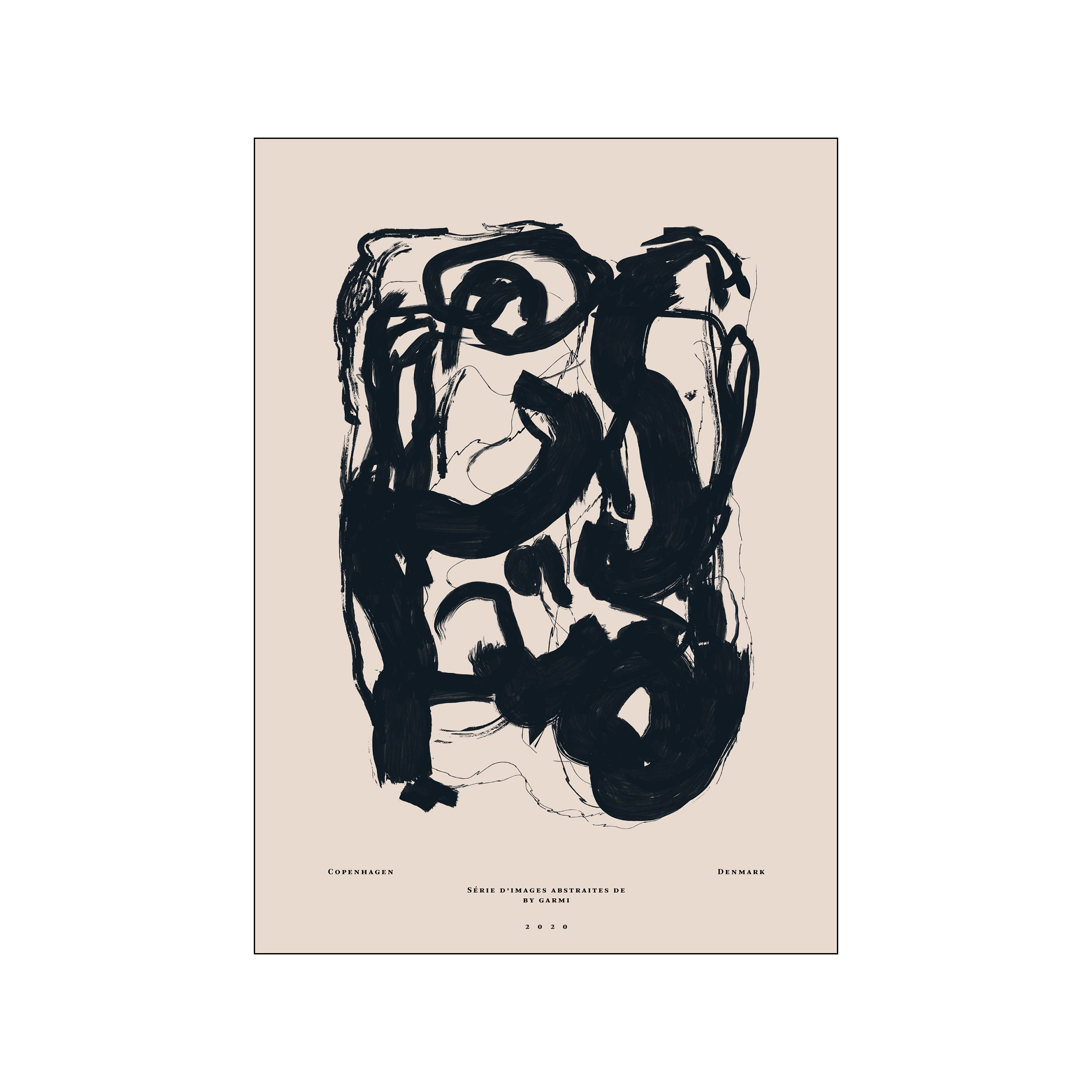 By Garmi Etude 13 plakat, beige - 50x70 cm