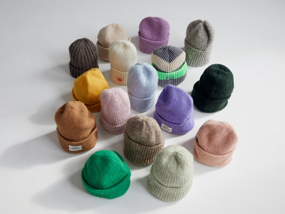 Sky Beanie strikhue - Off White